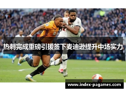 热刺完成重磅引援签下麦迪逊提升中场实力